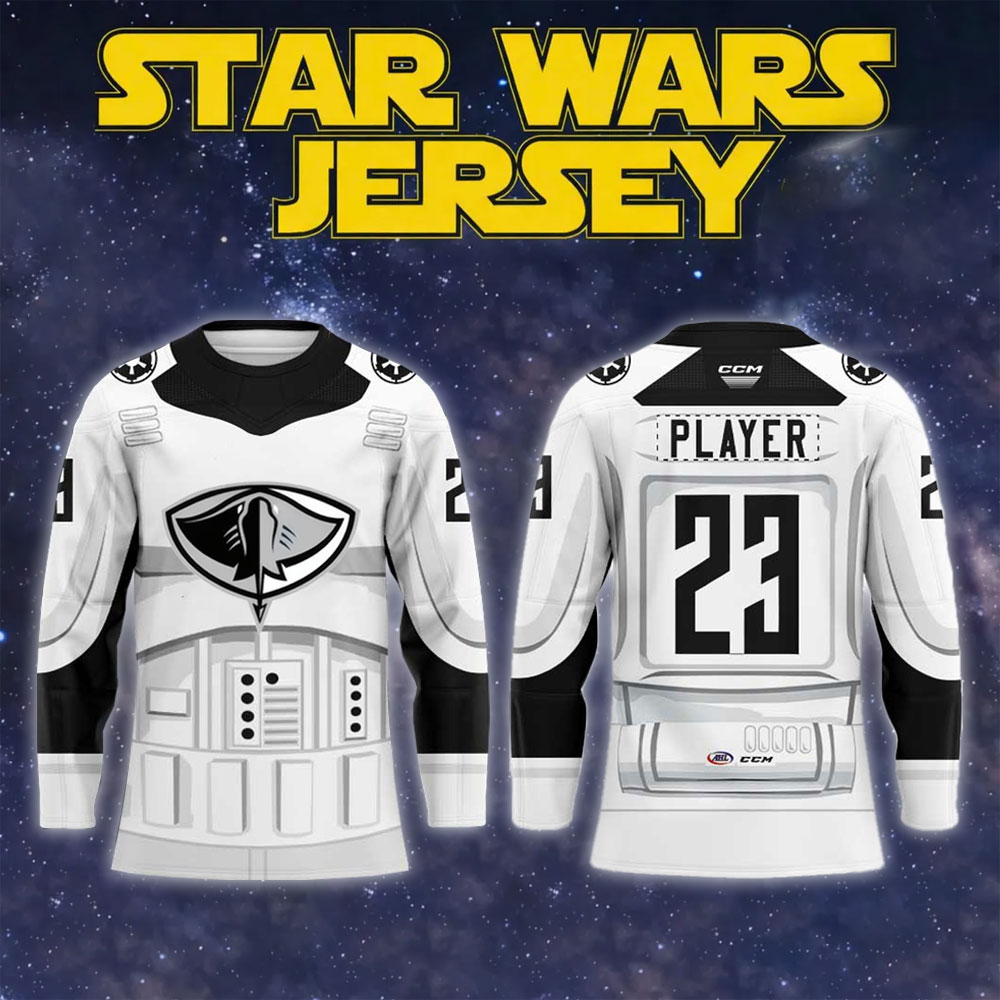 South Carolina Stingrays Star War Night 2026 Hockey Jersey South Carolina Stingrays Star War Night 2026 Hockey Jersey
