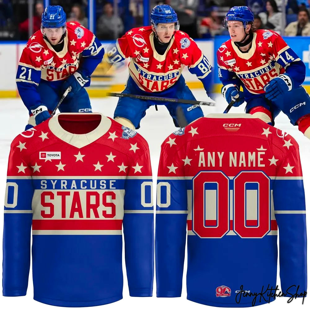 Syracuse Crunch 2026 Syracuse Stars Night Hockey Jersey