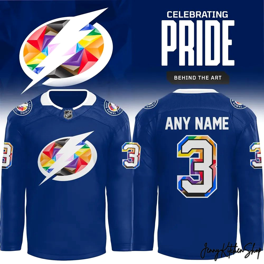Tampa Bay Lightning Celebrating Pride 2026 Hockey Jersey