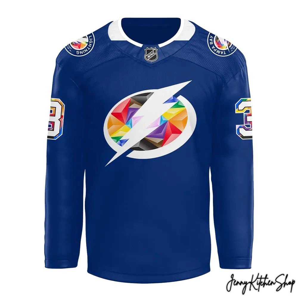 Tampa Bay Lightning Celebrating Pride 2026 Hockey Jersey