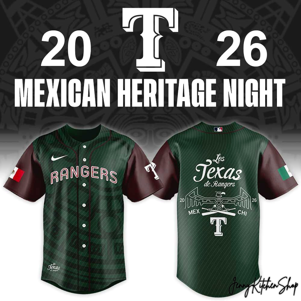 Texas Rangers Mexican Heritage Night 2026 Special Baseball Jersey