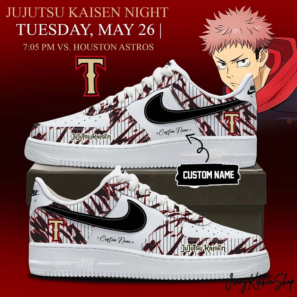 Texas Rangers x Jujutsu Kaisen 2026 Limited Custom Shoes