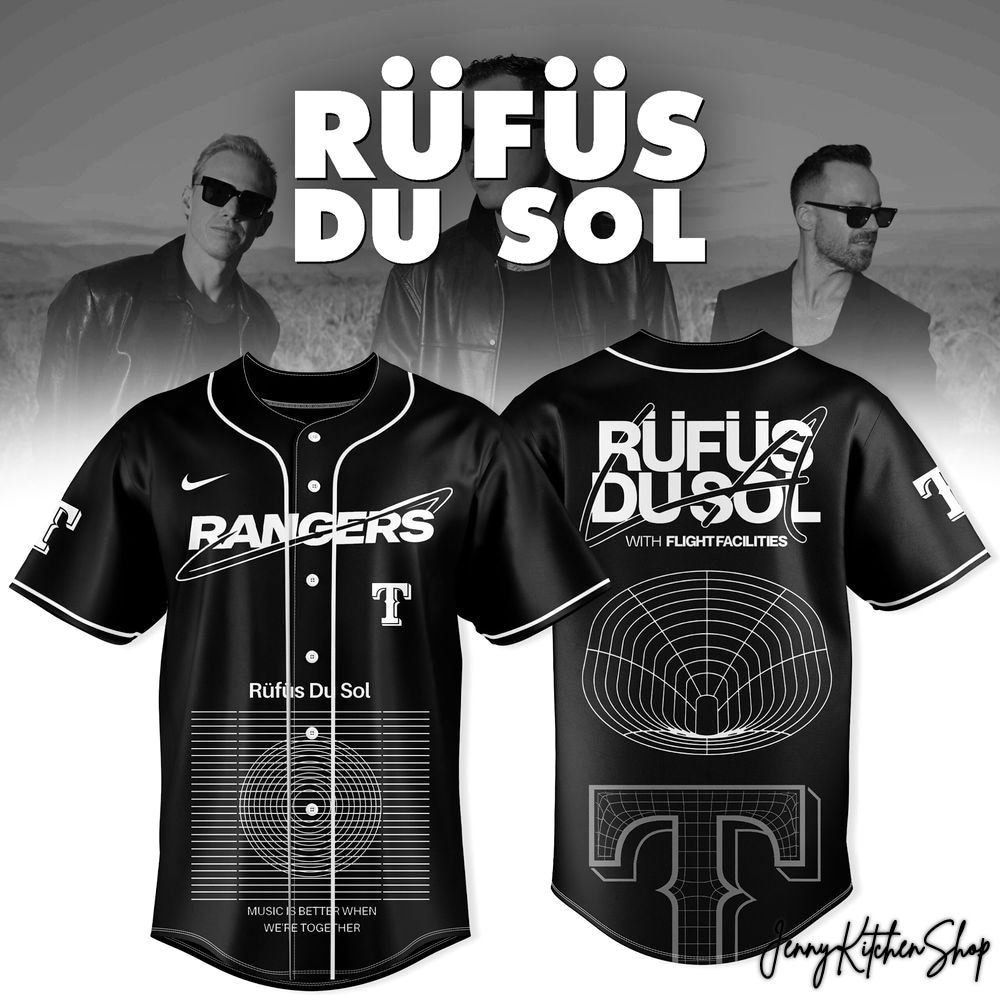 Texas Rangers x RUFUS DU SOL Tour 2026 Limited Jersey