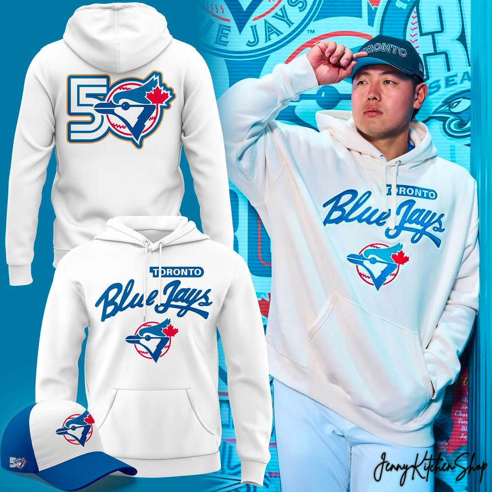 Toronto Blue Jays 50th Season 2026 Limited Hoodie Toronto Blue Jays 50th Season 2026 Limited Hoodie