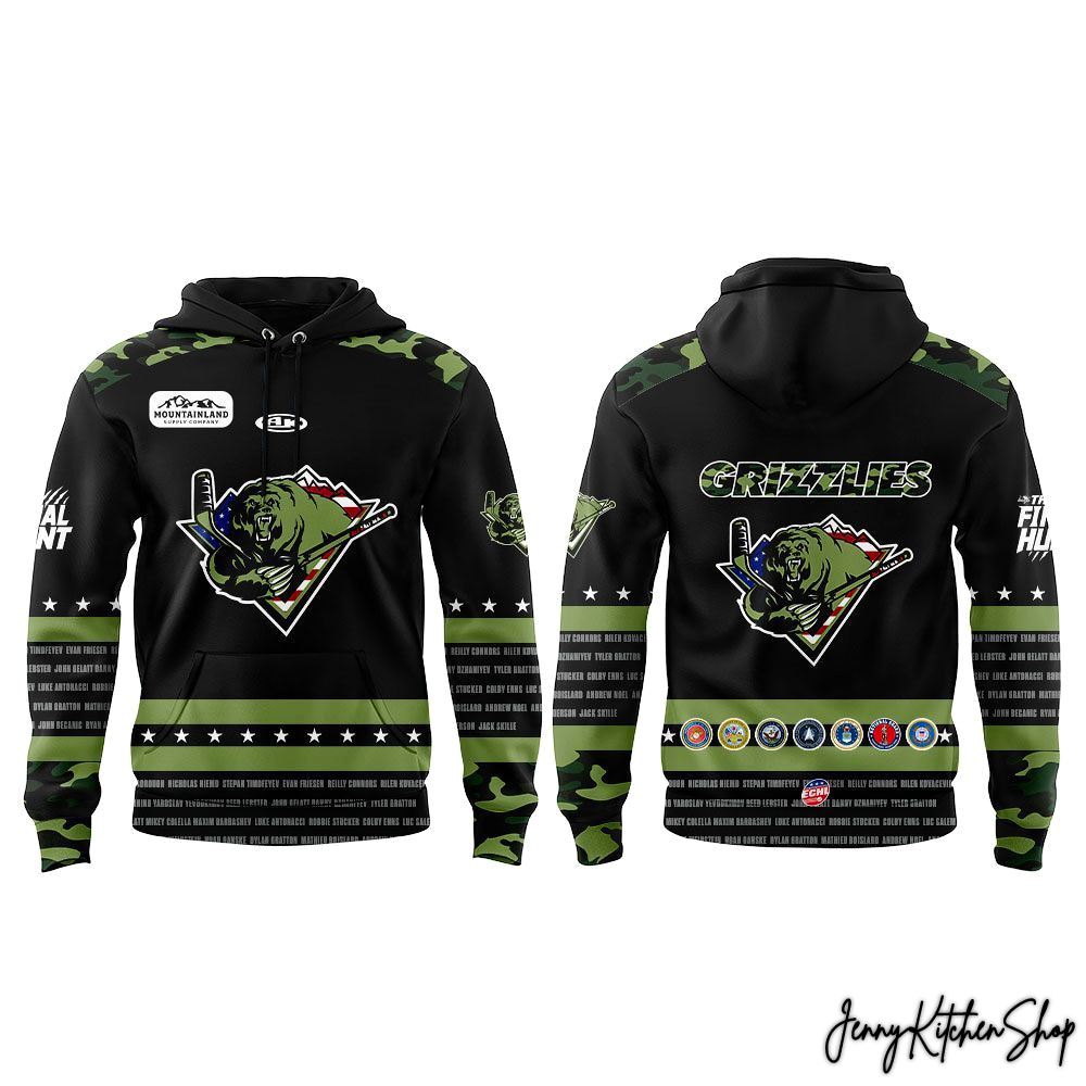 Utah Grizzlies 2026 Military Night Exclusive Hoodie