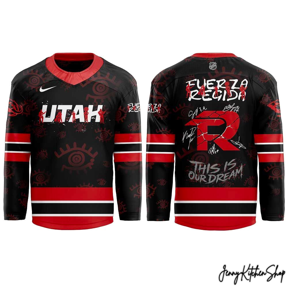 Utah Mammoth x Fuerza Regida 2026 This is our Dream Stadium Tour Hockey Jersey