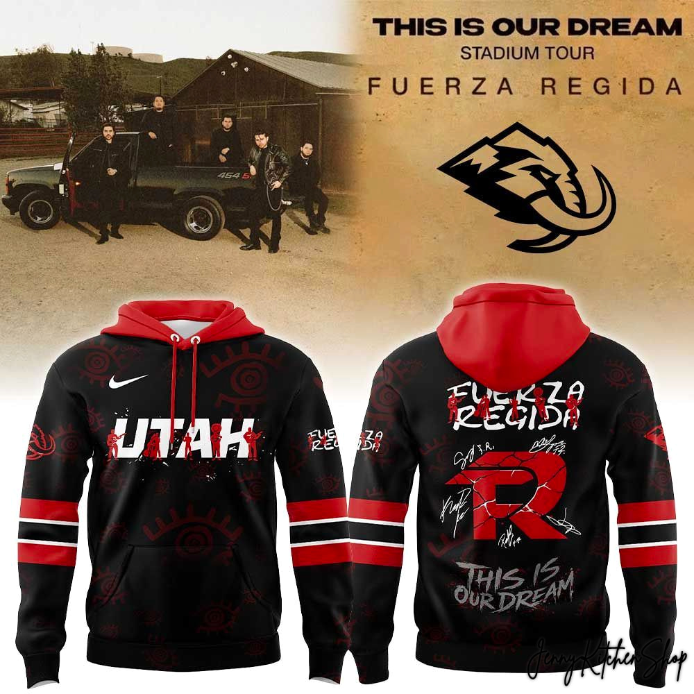 Utah Mammoth x Fuerza Regida This is our Dream 2026 Tour Hoodie