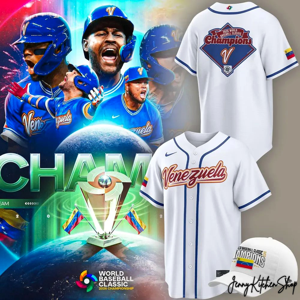 Venezuela Baseball 2026 World Baseball Classic Champions Jersey