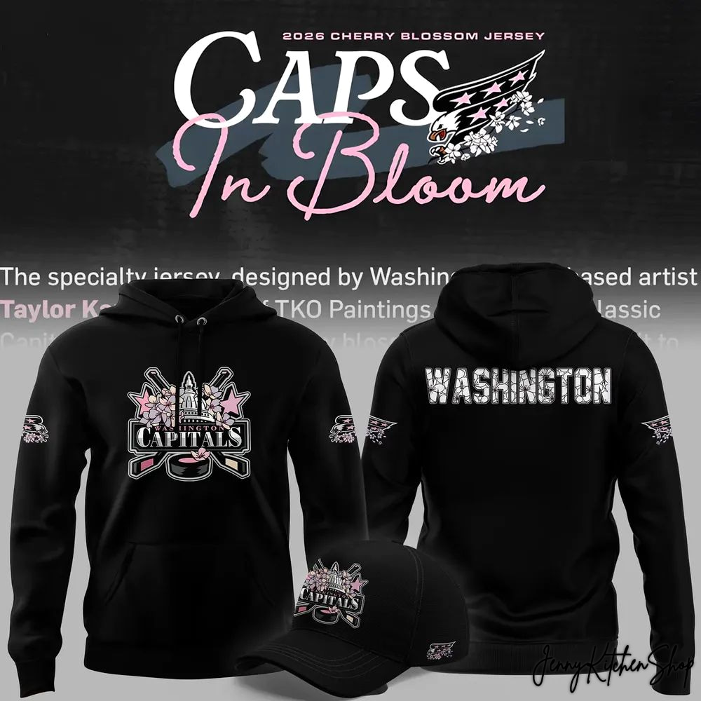 Washington Capitals Cherry Blossom 2026 Limited Hoodie