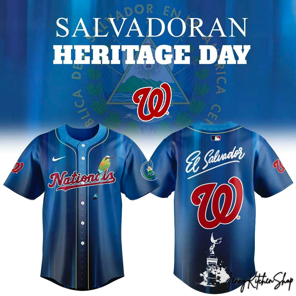 Washington Nationals Salvadoran Heritage Day 2026 Jersey