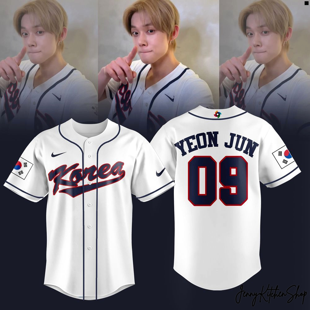 Yeon-Jun Korea Baseball 2026 World Baseball Classic Jersey