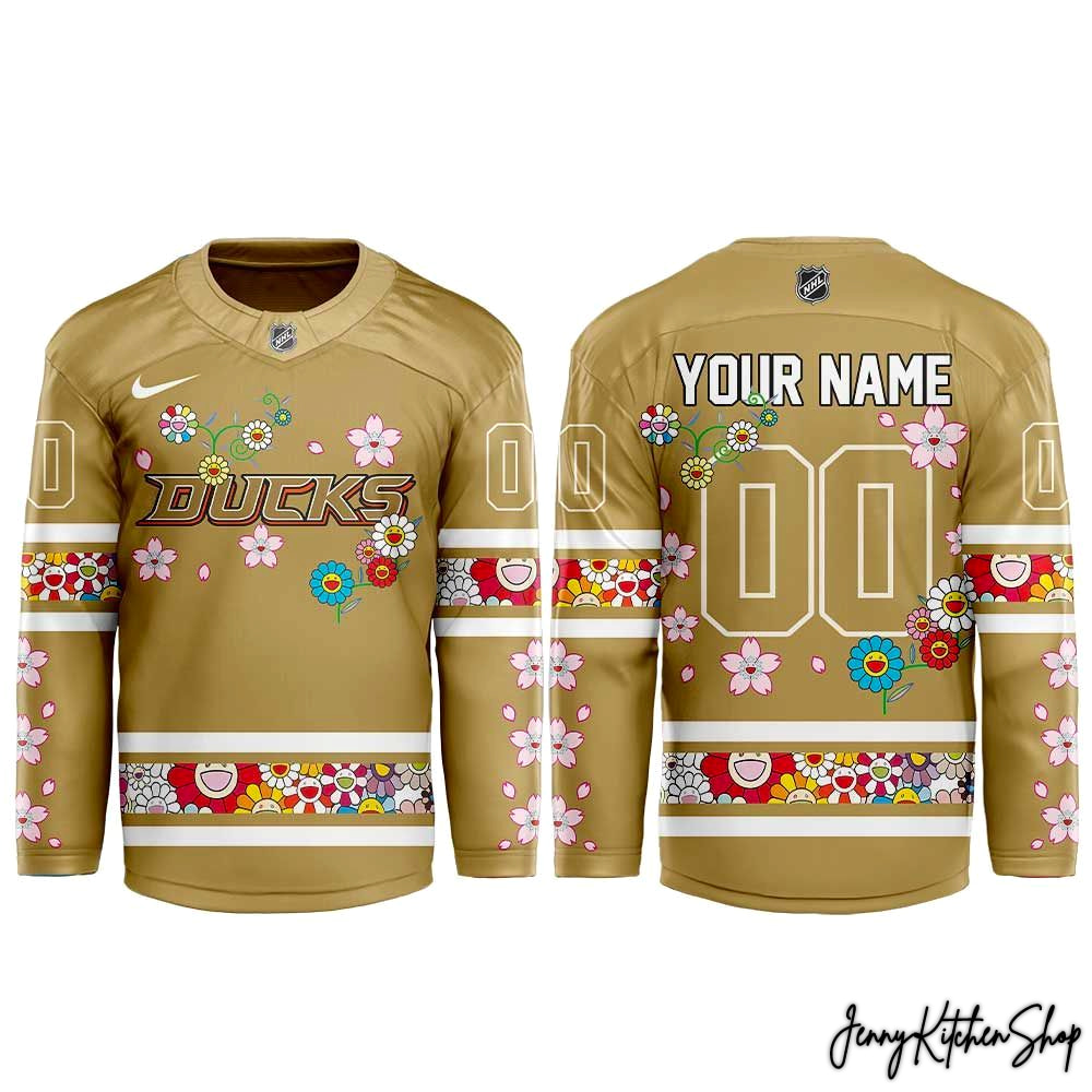 Anaheim Ducks Takashi Murakami Hockey Jersey