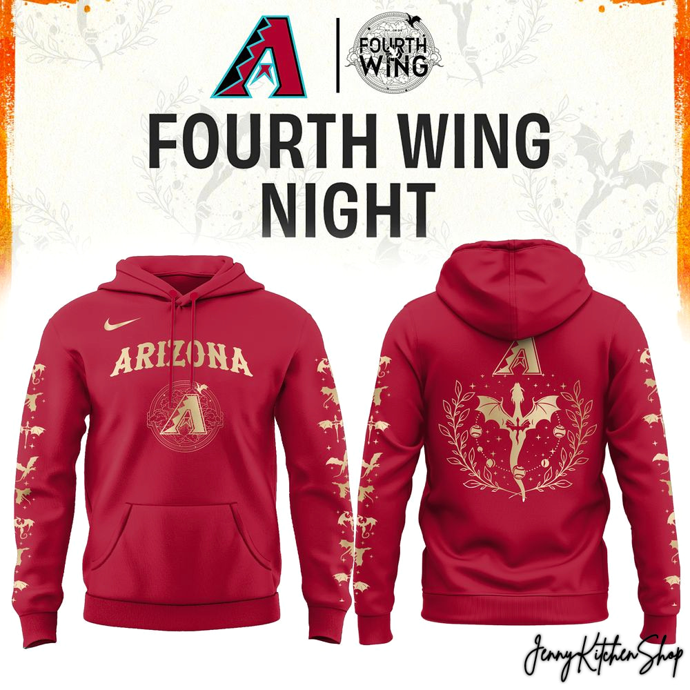 Arizona Diamondbacks Fourth Wings Night 2026 Limited Collection Hoodie