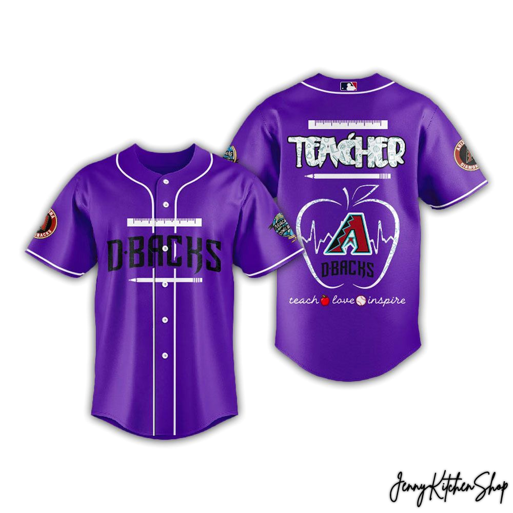 Arizona Diamondbacks Teacher Appreciation Day 2026 Baseball Jersey