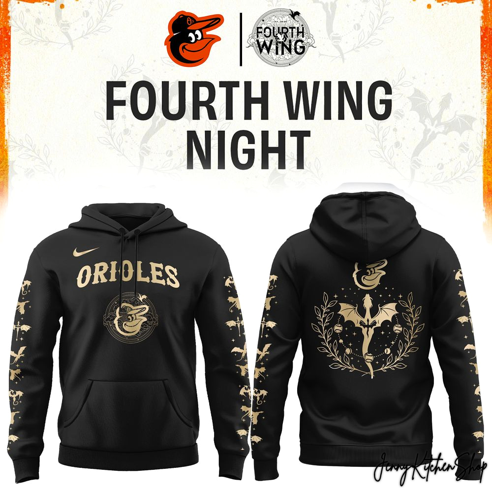 Baltimore Orioles Fourth Wings Night 2026 Limited Hoodie