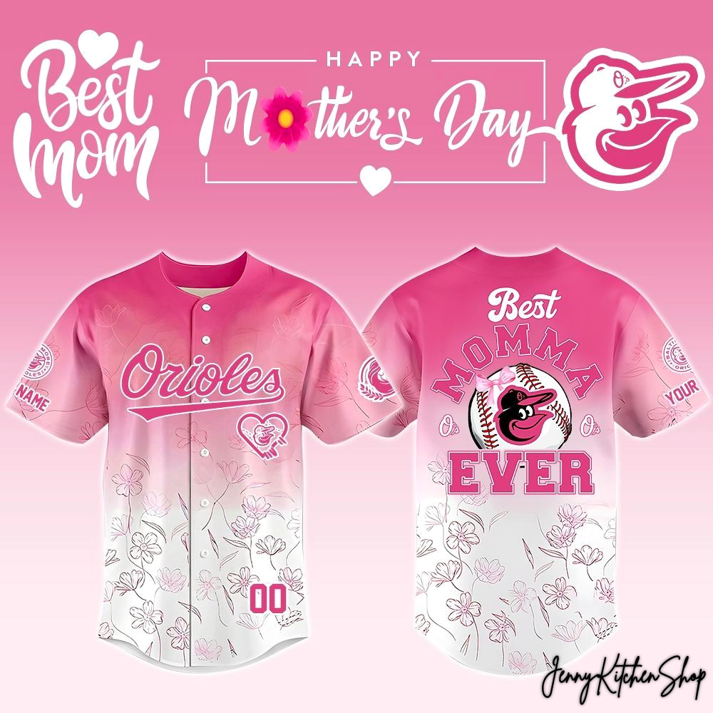 Baltimore Orioles Happy Mother Day 2026 Mom Fans Baltimore Jersey
