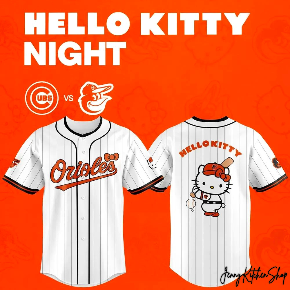 Baltimore Orioles Hello Kitty Night Jersey 2026 For Fans Jersey