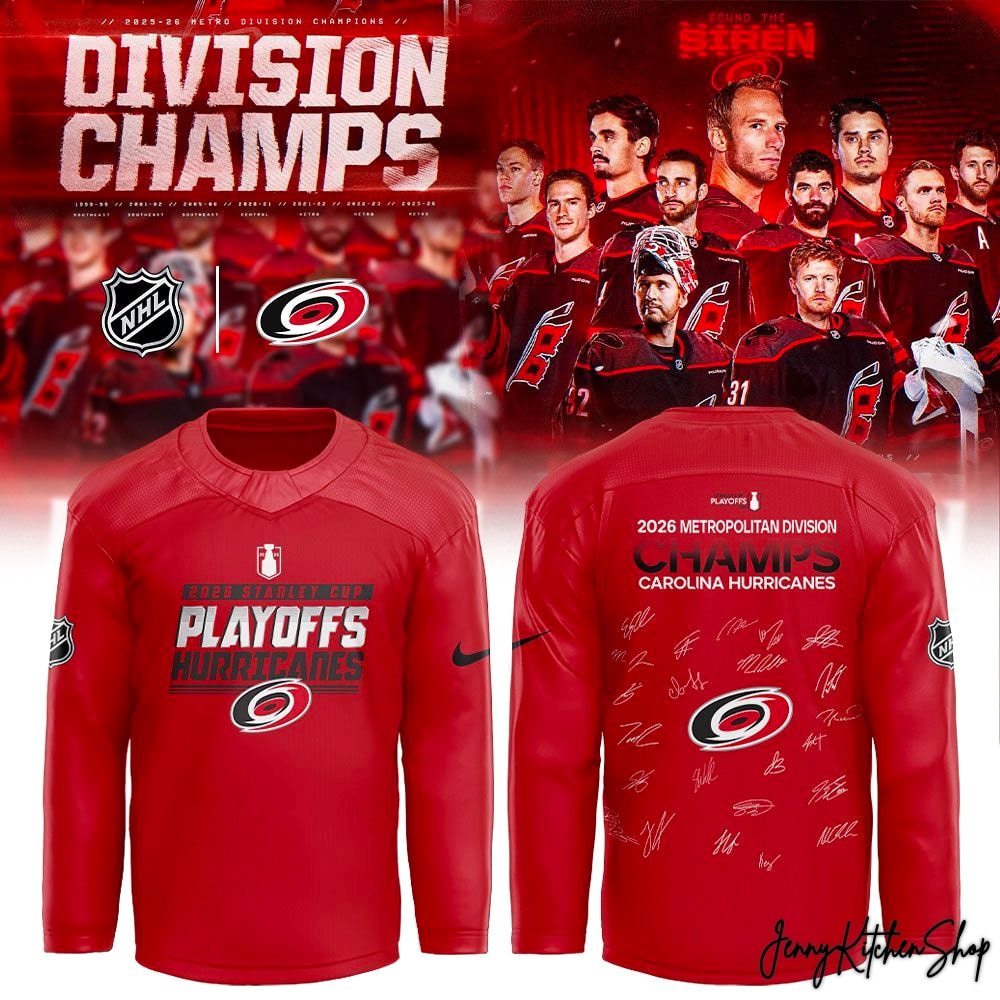 Carolina Hurricanes Metropolitan Division Champions 2026 Limited Jersey