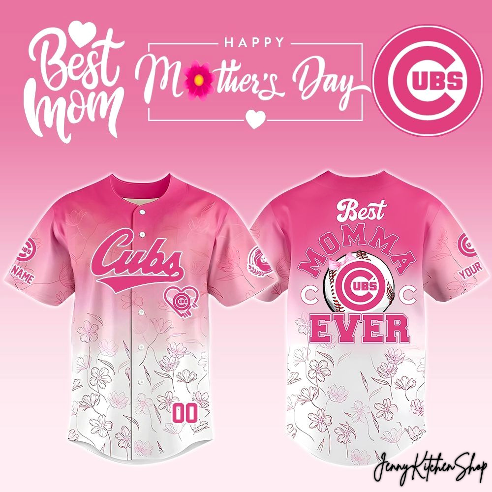 Chicago Cubs Happy Mother Day 2026 Mom Fans Jersey