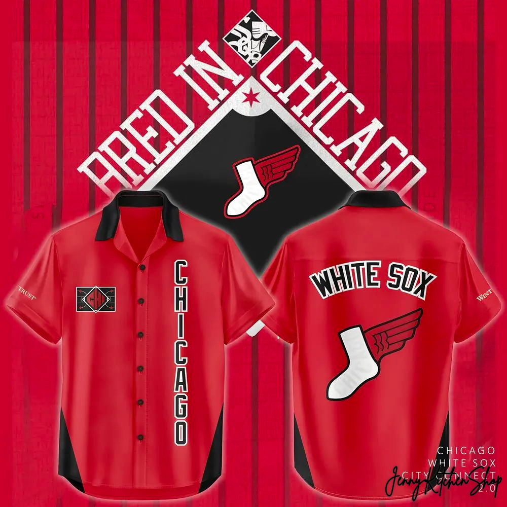 Chicago White Sox 2026 City Connect Warmup Hawaiian Shirt Chicago White Sox 2026 City Connect Warmup Hawaiian Shirt