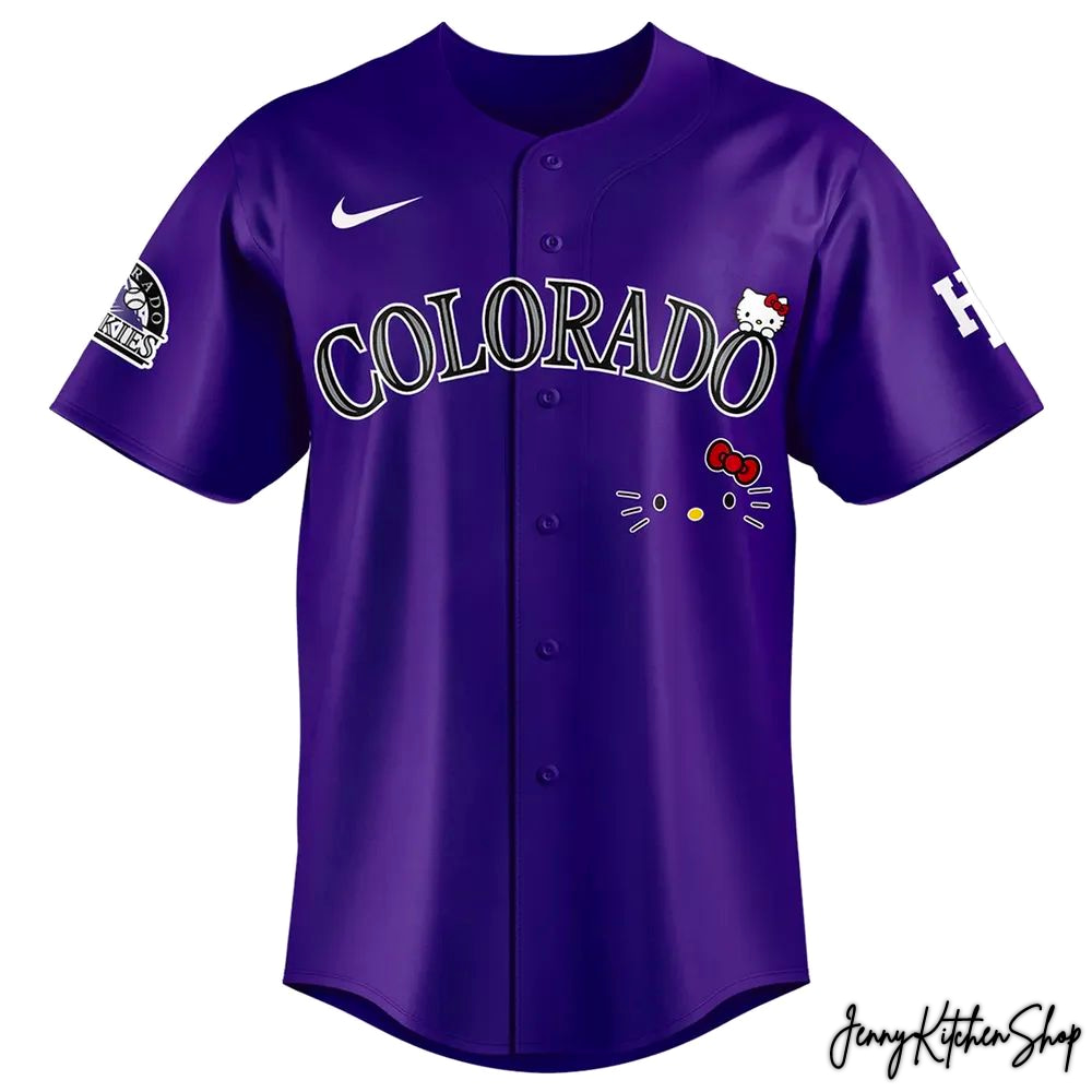Colorado Rockies Hello Kitty 2026 Special Purple Jersey