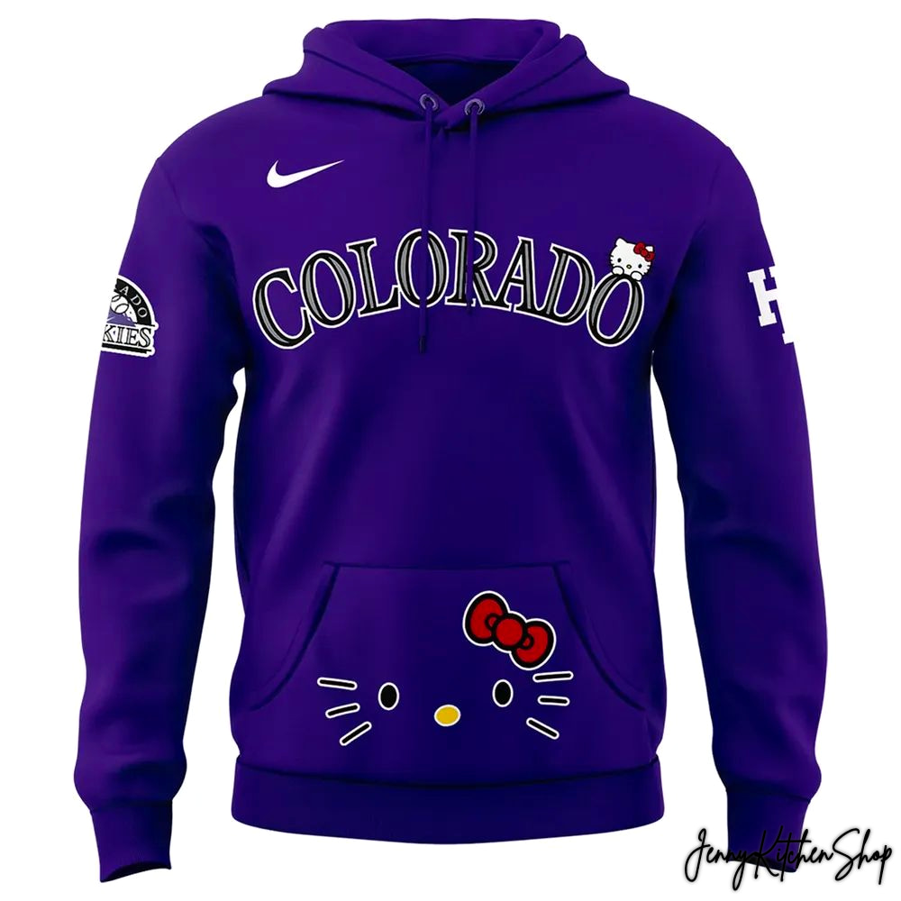 Colorado Rockies x Hello Kitty For Fans 2026 Hoodie