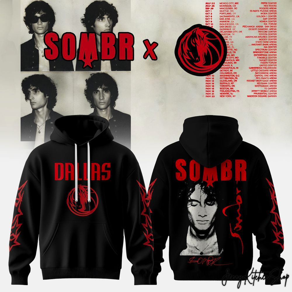 Dallas Mavericks x Somber You Are The Reason Tour 2026 Limited Hoodie