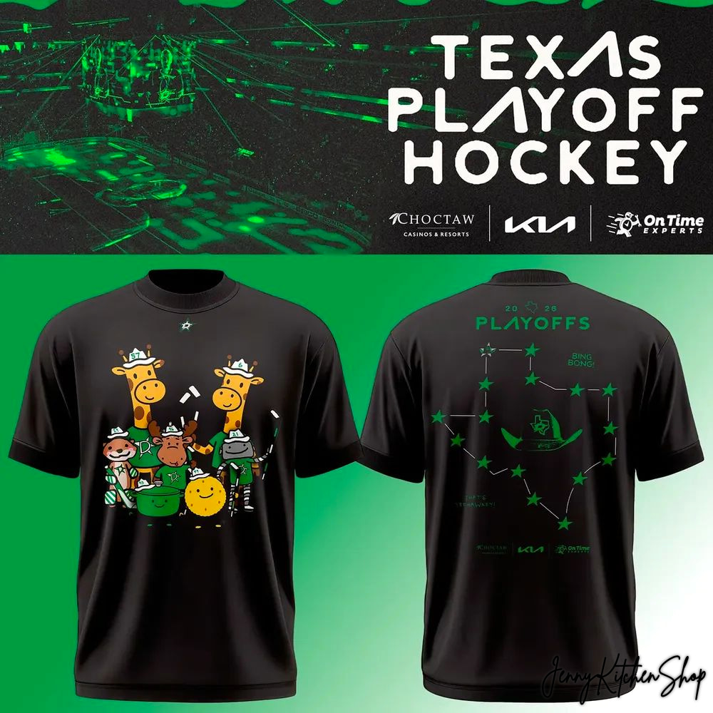 Dallas Stars Playoff Hockey 2026 Tee