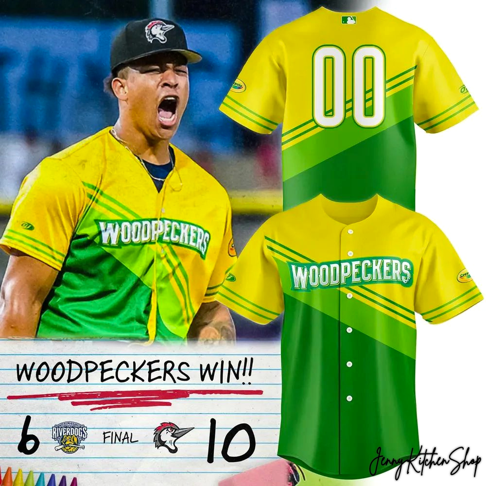 Fayetteville Woodpeckers Crayola-themed 2026 Jersey