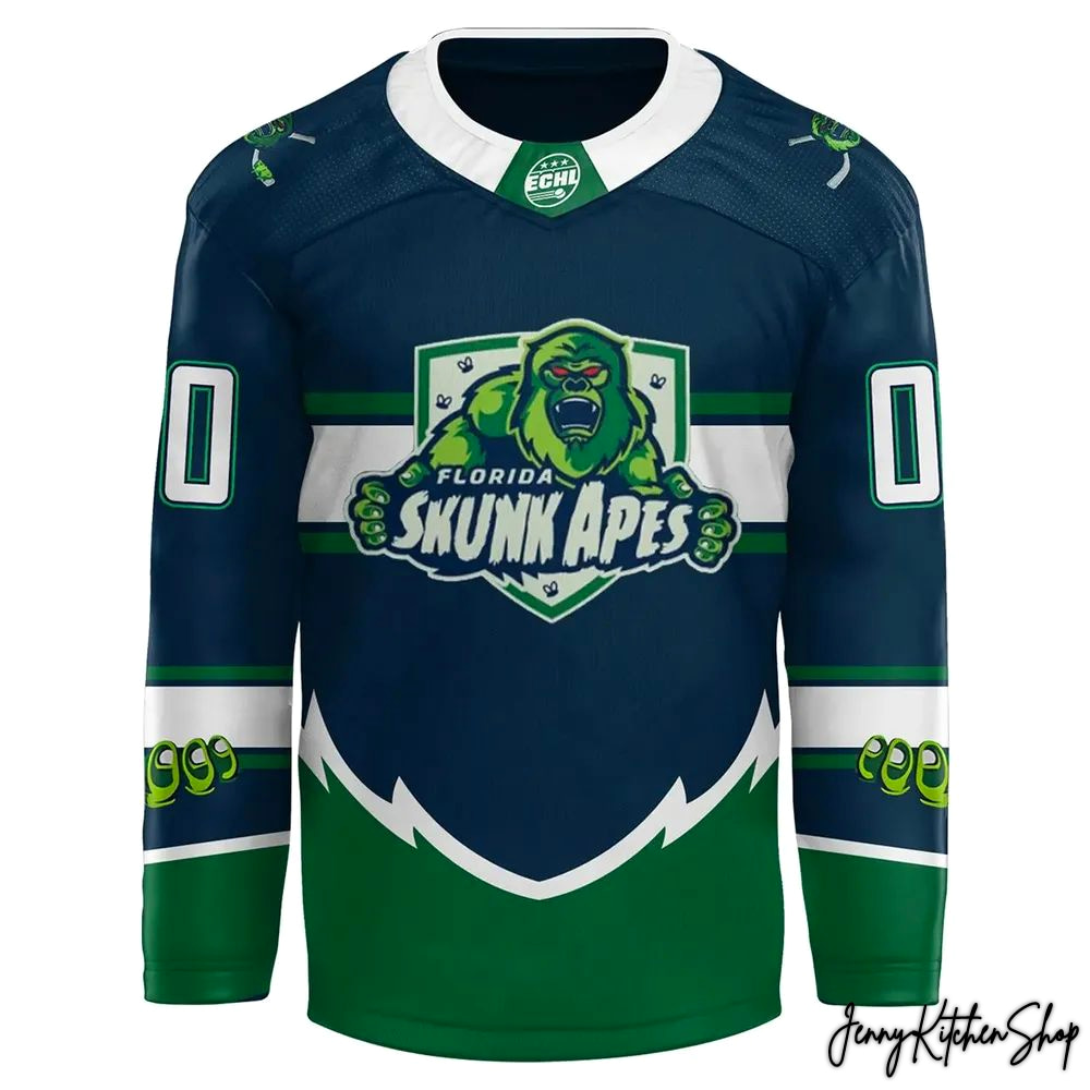 Florida Everblades Skunk Ape Night 2026 Hockey Jersey