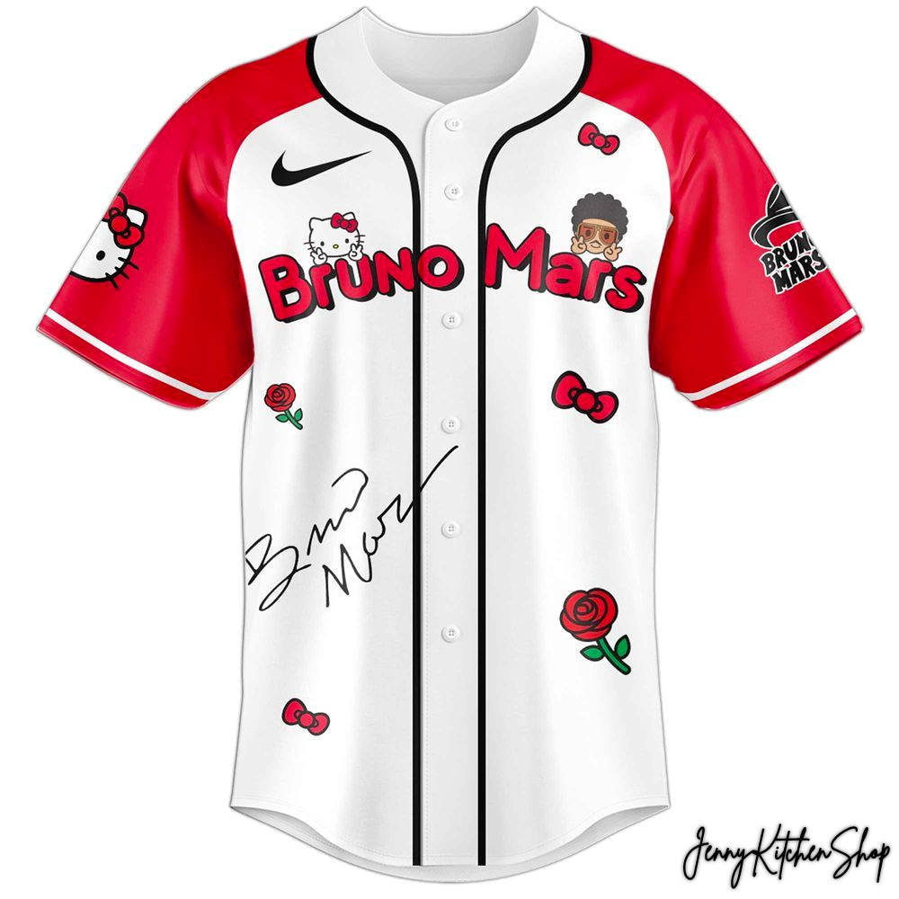 Hello Kitty x Bruno Mars Kawaii Meets Romantic Tour 2026 Jersey