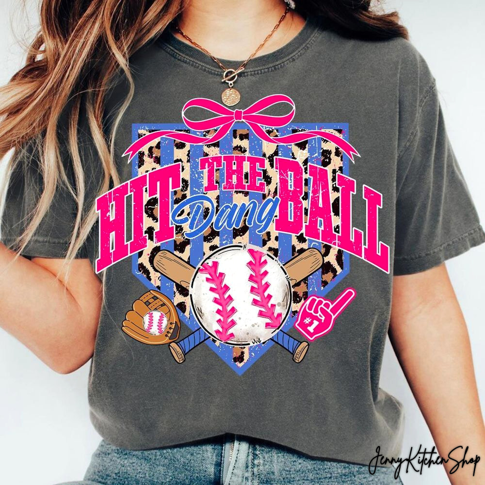 Hit The Dang Ball Baseball Game Day Shirt