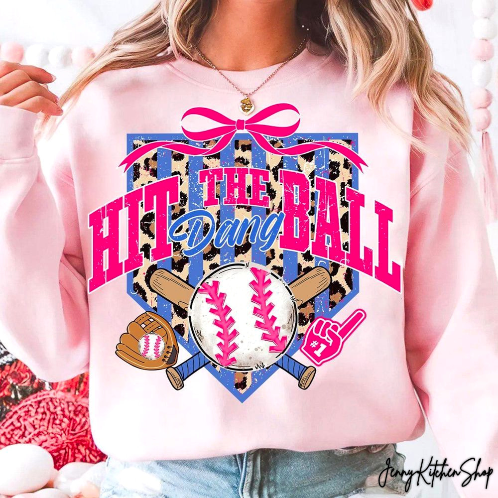Hit The Dang Ball Baseball Game Day Shirt