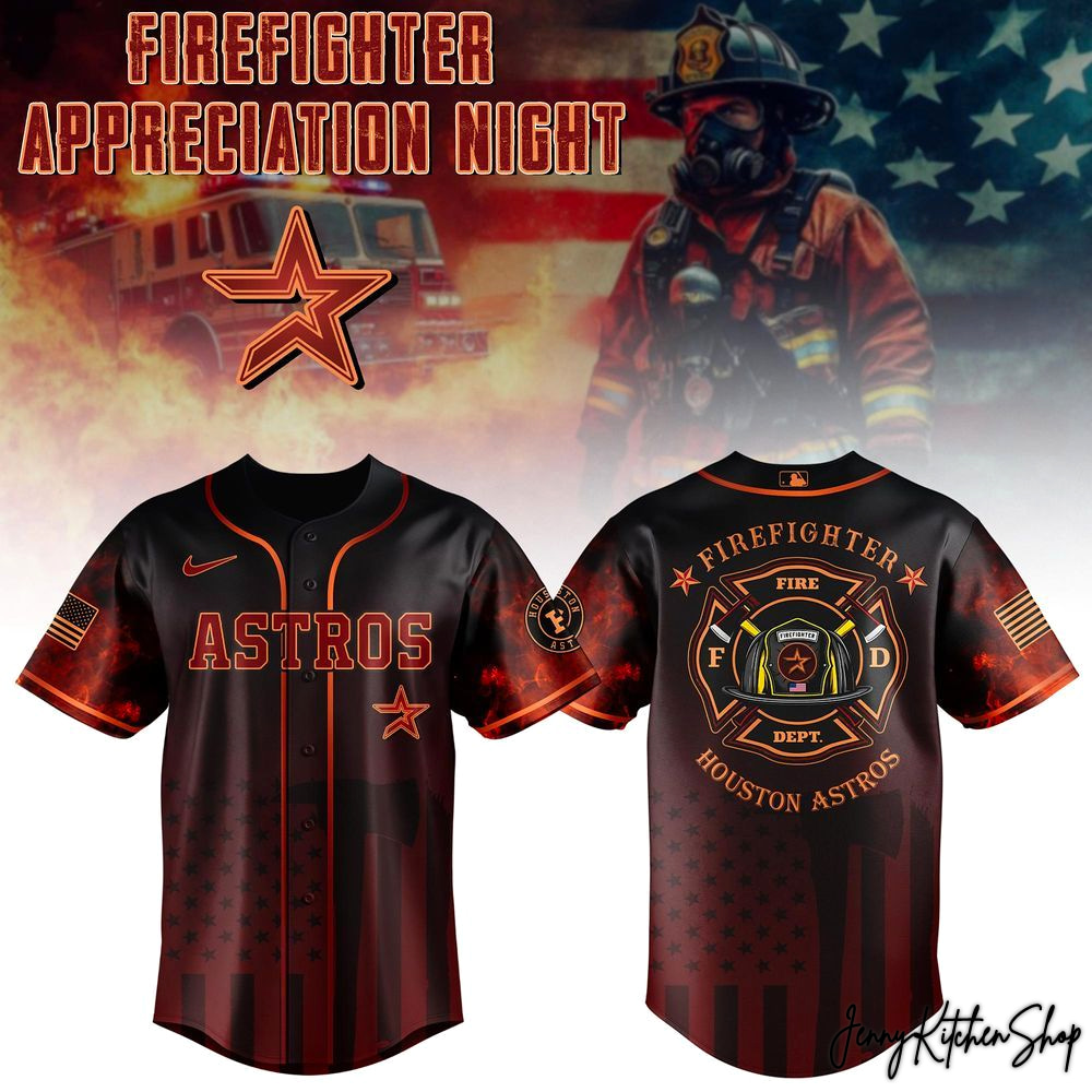 Houston Astros Firefighter Appreciation Night 2026 Jersey