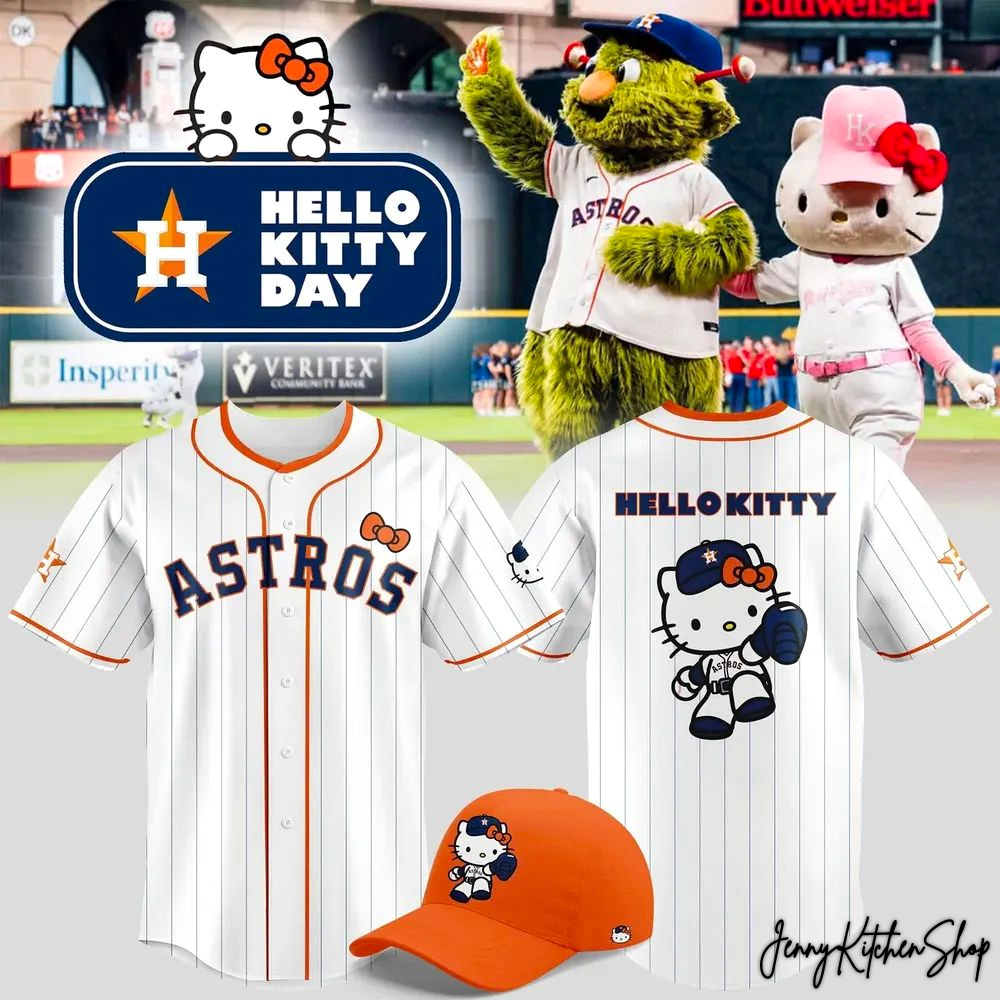 Houston Astros Hello Kitty Day 2026 Baseball Jersey Houston Astros Hello Kitty Day 2026 Baseball Jersey