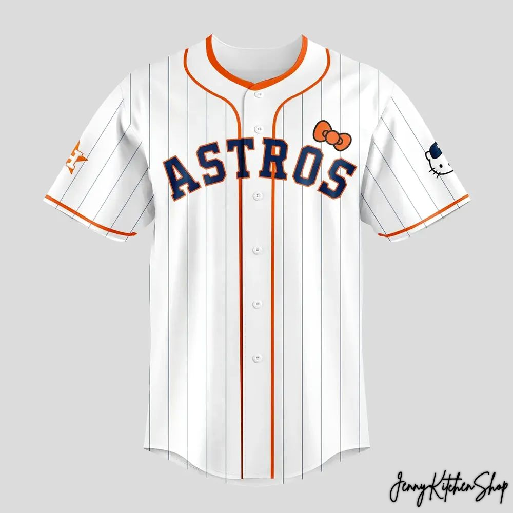 Houston Astros Hello Kitty Day 2026 Baseball Jersey