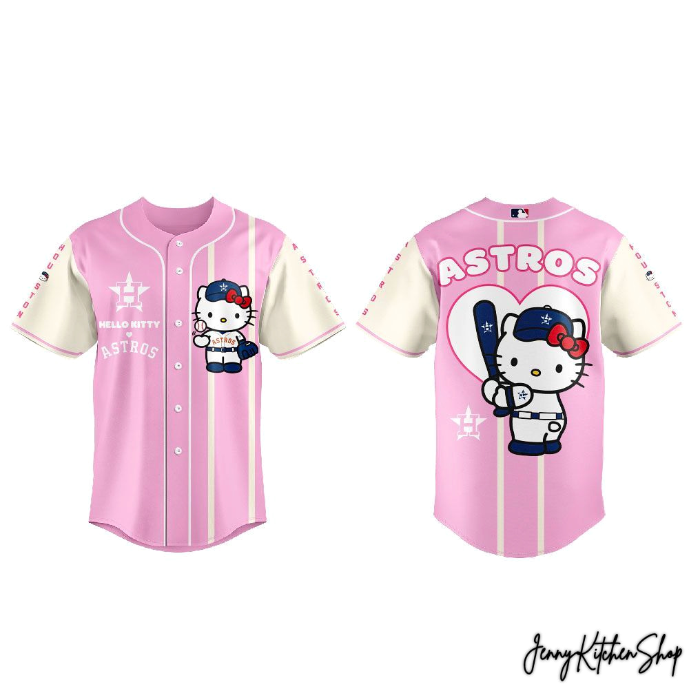 Houston Astros x Hello Kitty 2026 Limited Pink Jersey