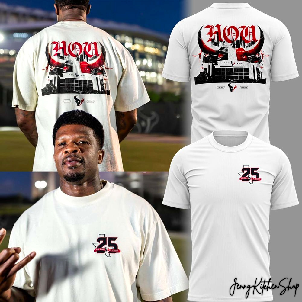 Houston Texans 25 Seasons 2026 Limited T-Shirt
