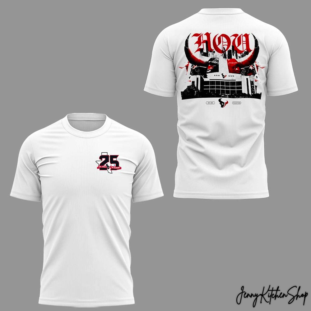 Houston Texans 25 Seasons 2026 Limited T-Shirt