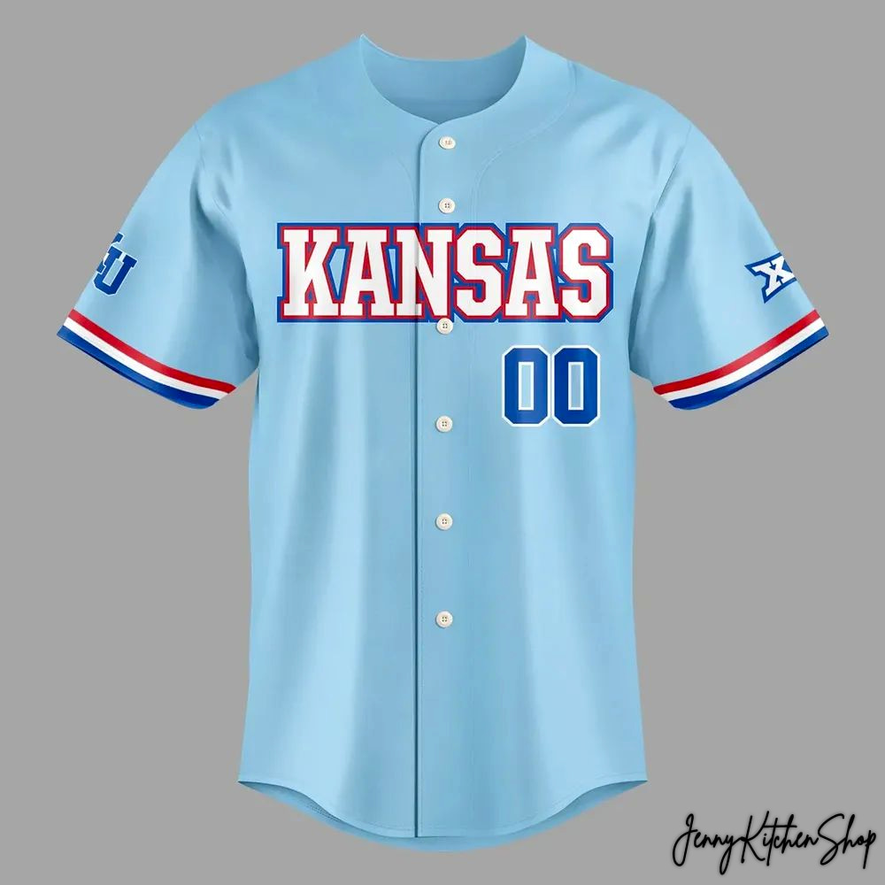 Kansas Jayhawks Powder Blue Uniform 2026 Jersey