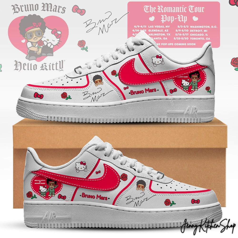Kawaii Meets Romantic Hello Kitty x Bruno Mars 2026 Shoes