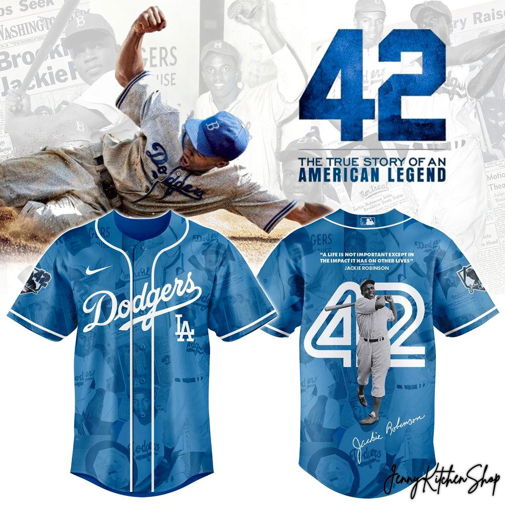 Los Angeles Dodgers 42 Legacy Jackie Robinson Jersey