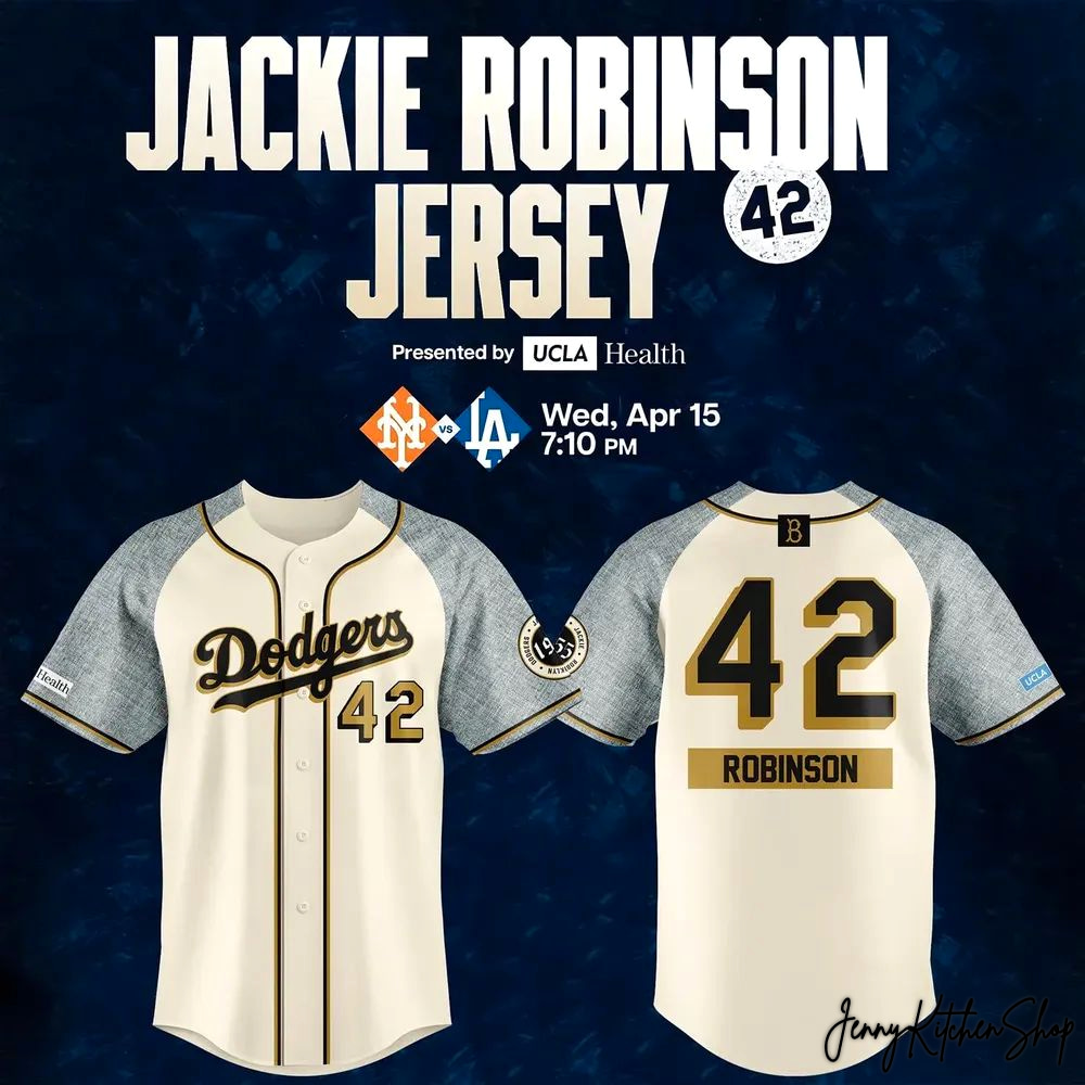 Los Angeles Dodgers Jackie Robinson 2026 Baseball Jersey