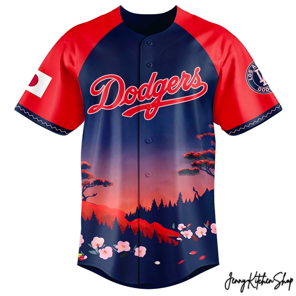 Los Angeles Dodgers Japanese Heritage Night 2026 Baseball Jersey