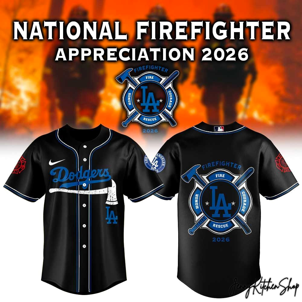 Los Angeles Dodgers National Firefighter Appreciation 2026 Jersey