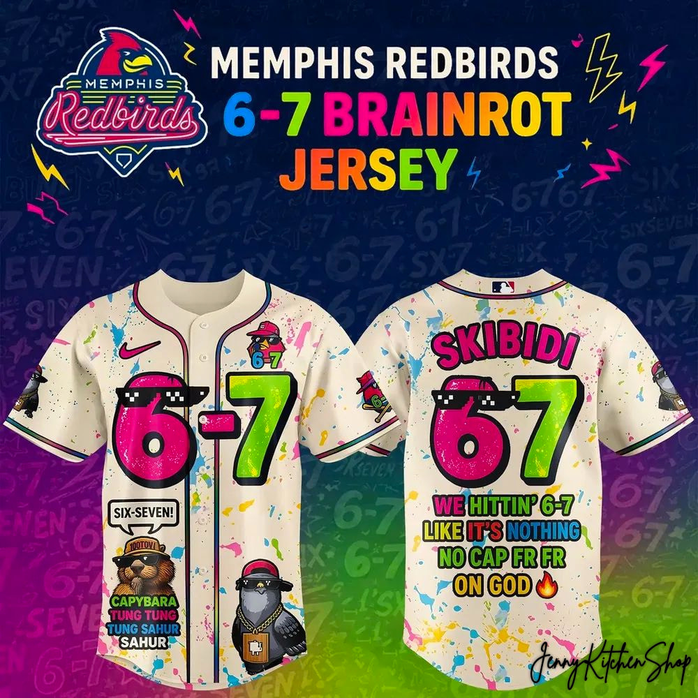 Memphis Redbirds Legendary Brainrot 2026 Jersey