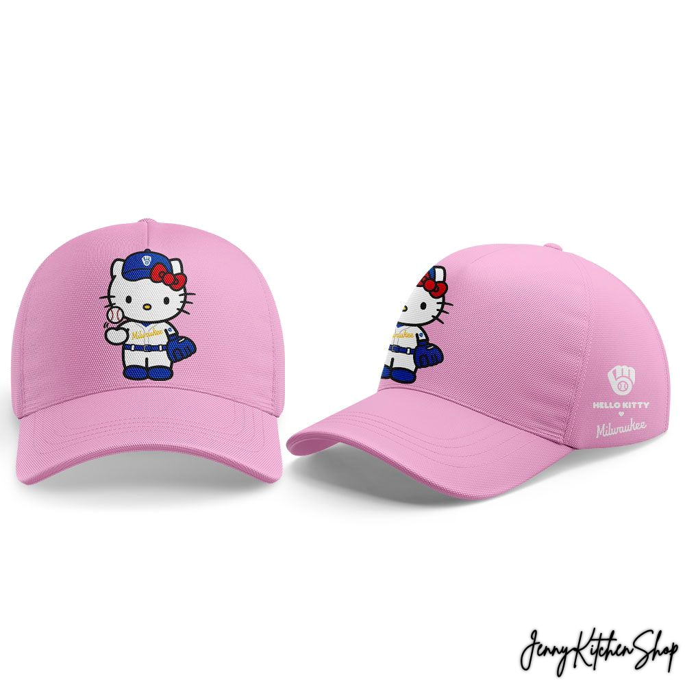 Milwaukee Brewers x Hello Kitty 2026 Line Pink Limited Jersey