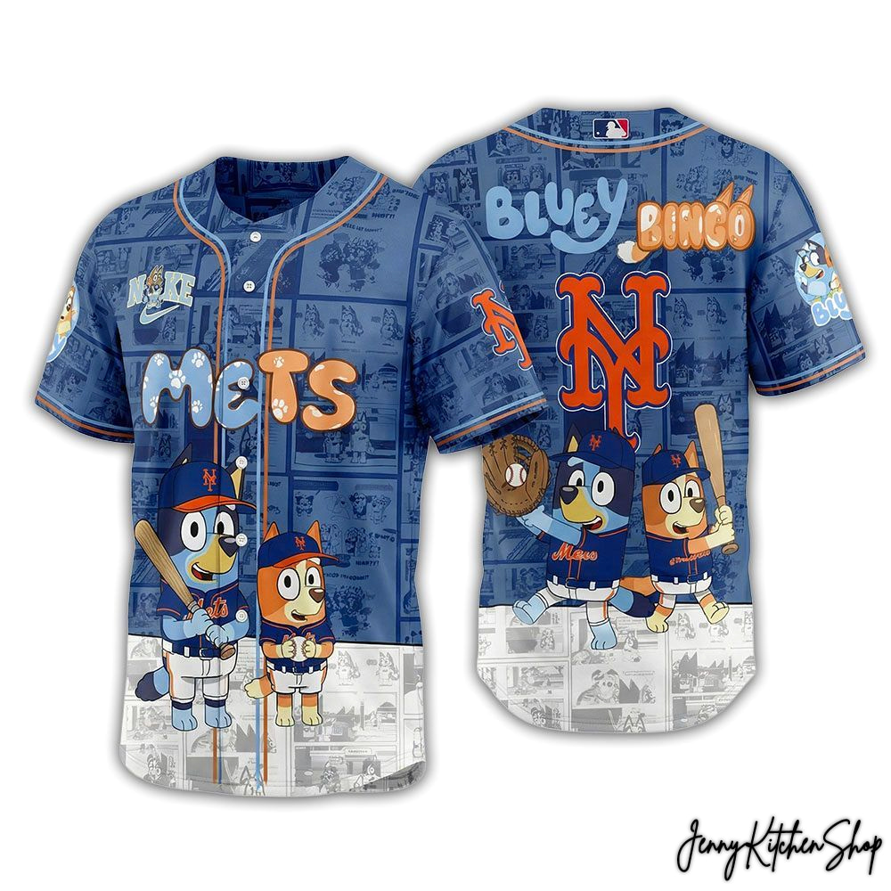 New York Mets Bluey Bingo 2026 Limited Jersey