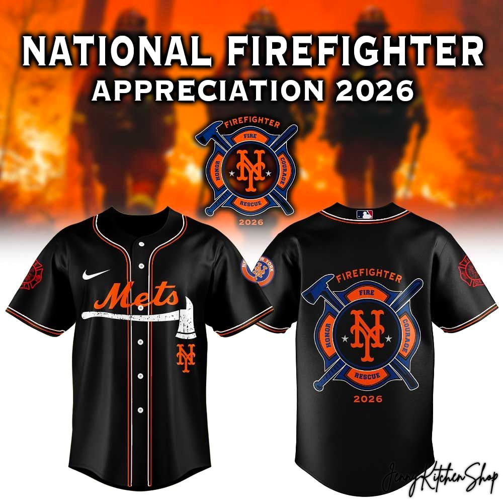 New York Mets National Firefighter Appreciation 2026 Jersey