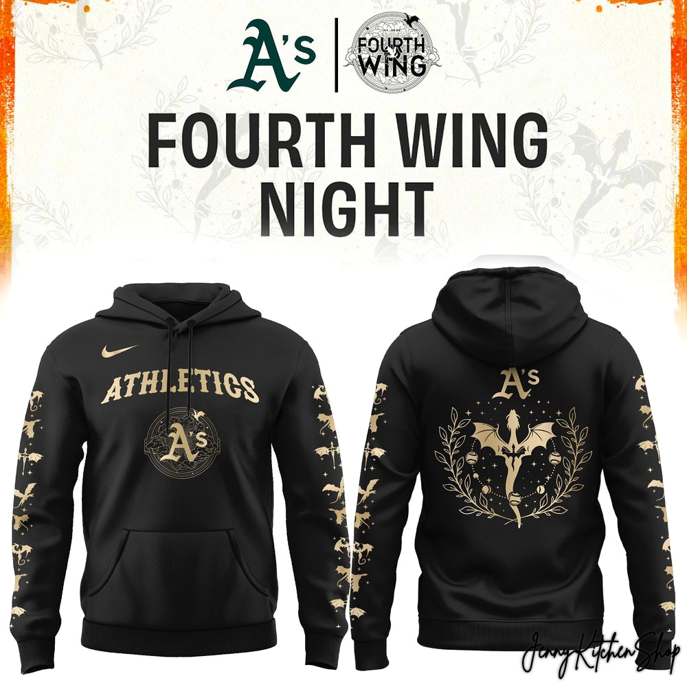Oakland Athletics Fourth Wings Night 2026 Limited Hoodie